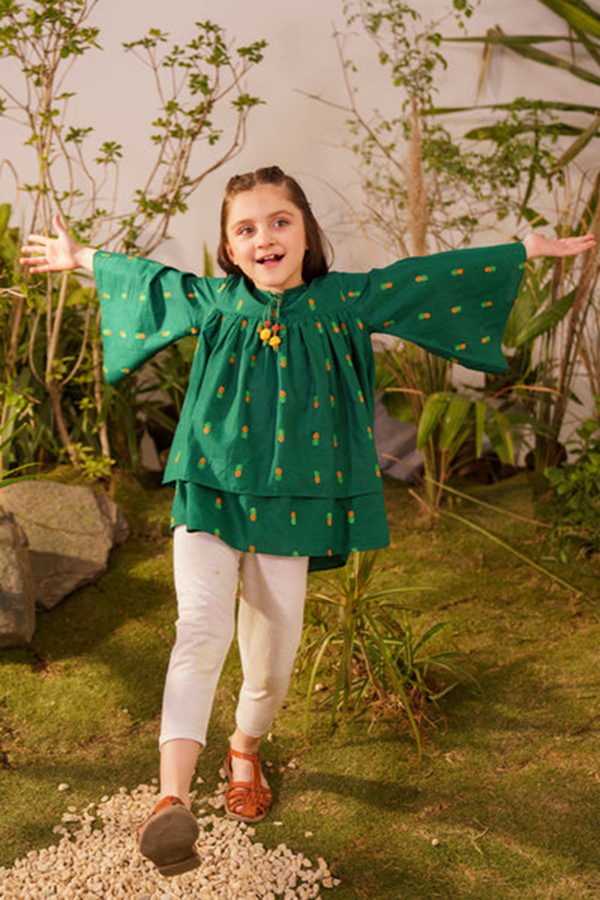 Zooj Fully Embroidered Lawn 2Pc-Ga03