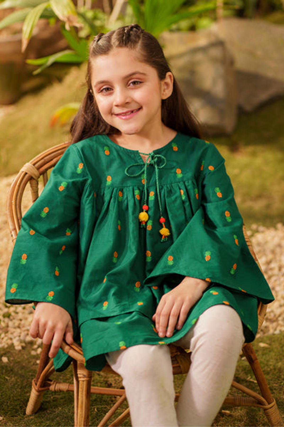 Zooj Fully Embroidered Lawn 2Pc-Ga03