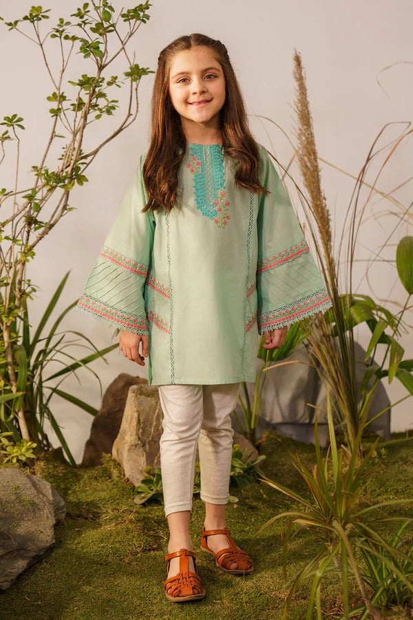 Zooj Fully Embroidered Lawn 2Pc-Ga06