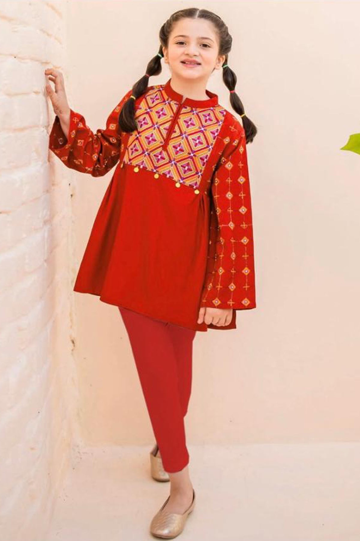 Ziva Fully Embroidered Lawn 2Pc-Ga1650