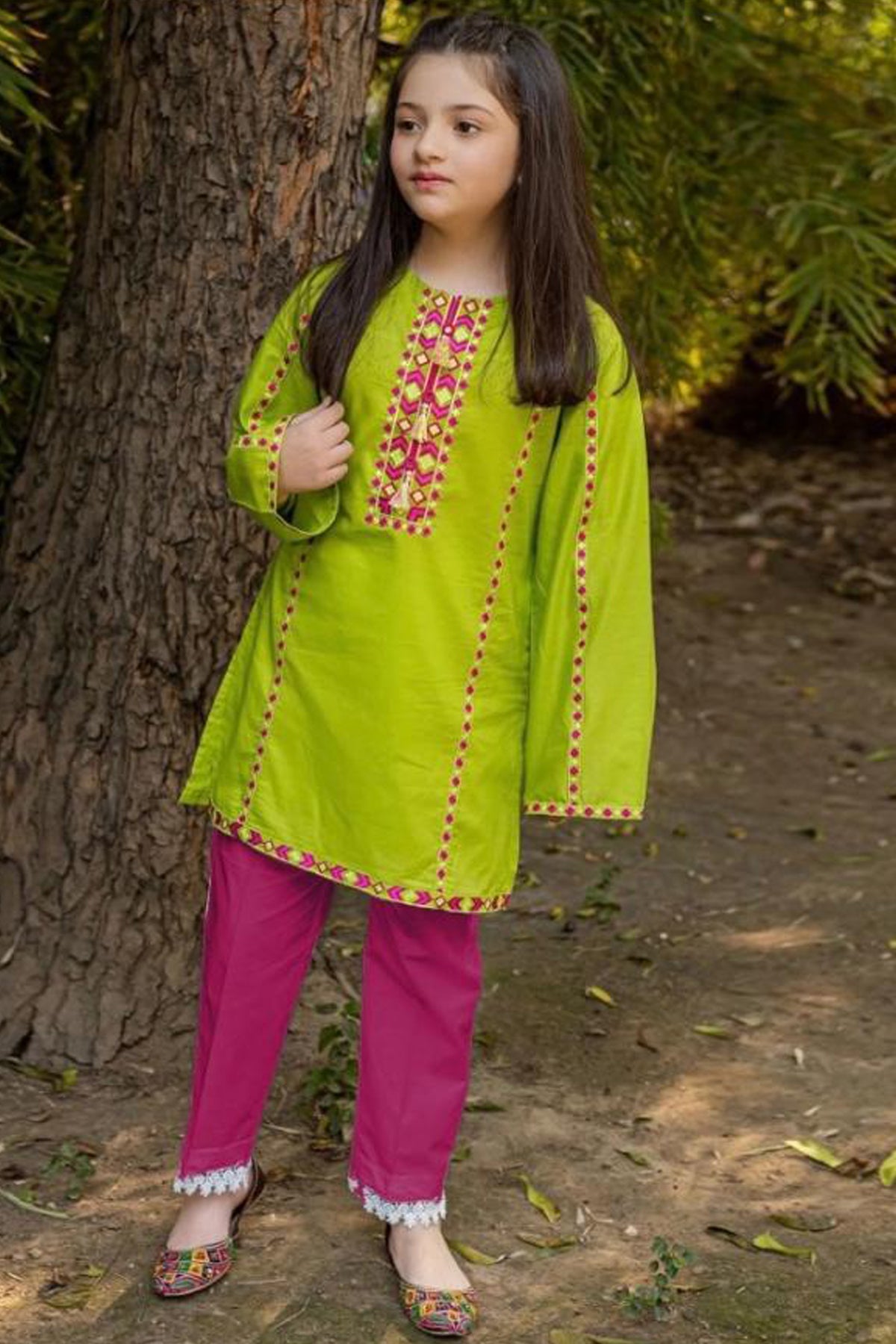 Ziva Fully Embroidered Lawn 2Pc-Ga1654