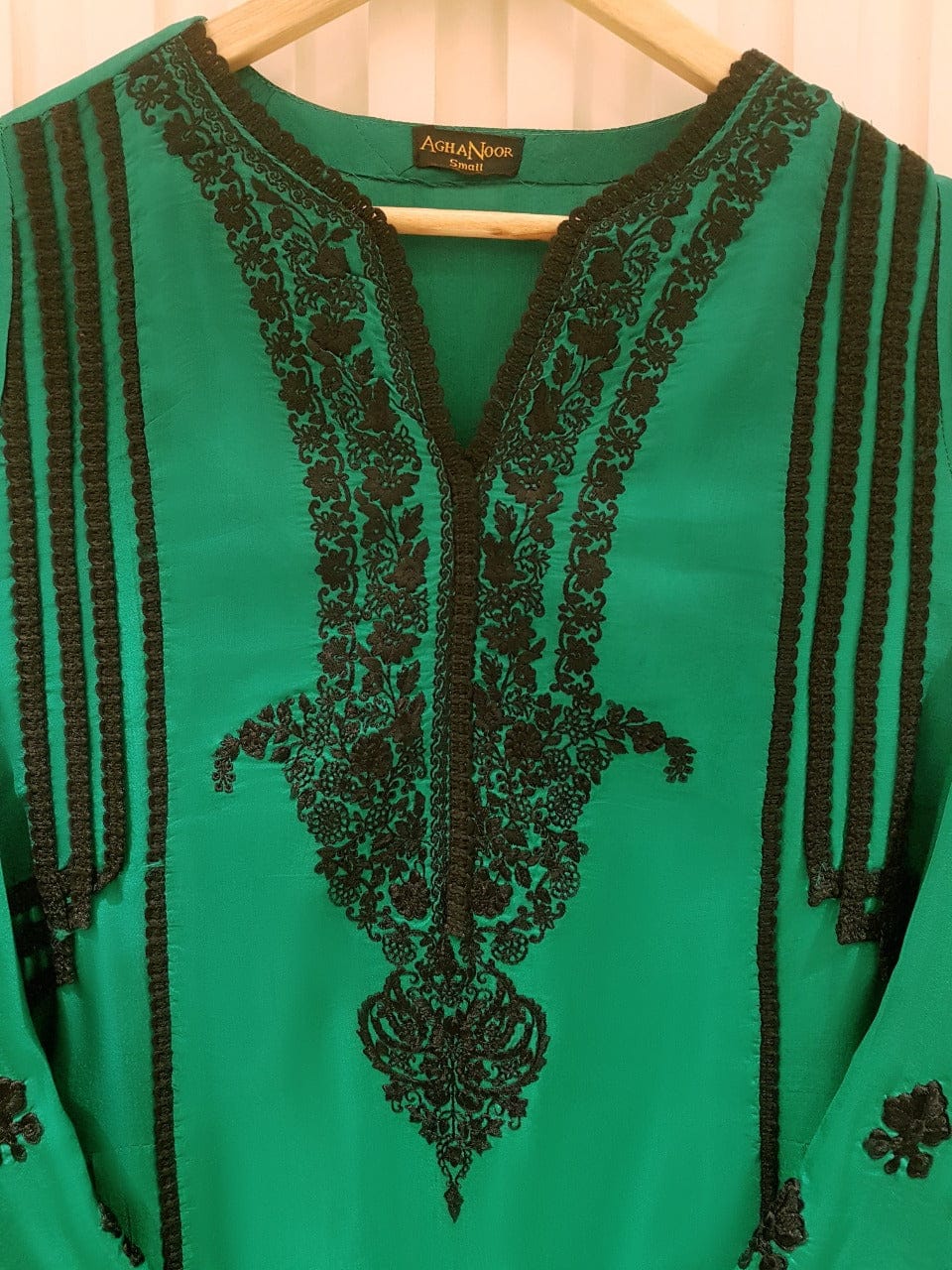 Agha Noor Heavy Embroidered with Embroidered Organza dupatta-Ga1679
