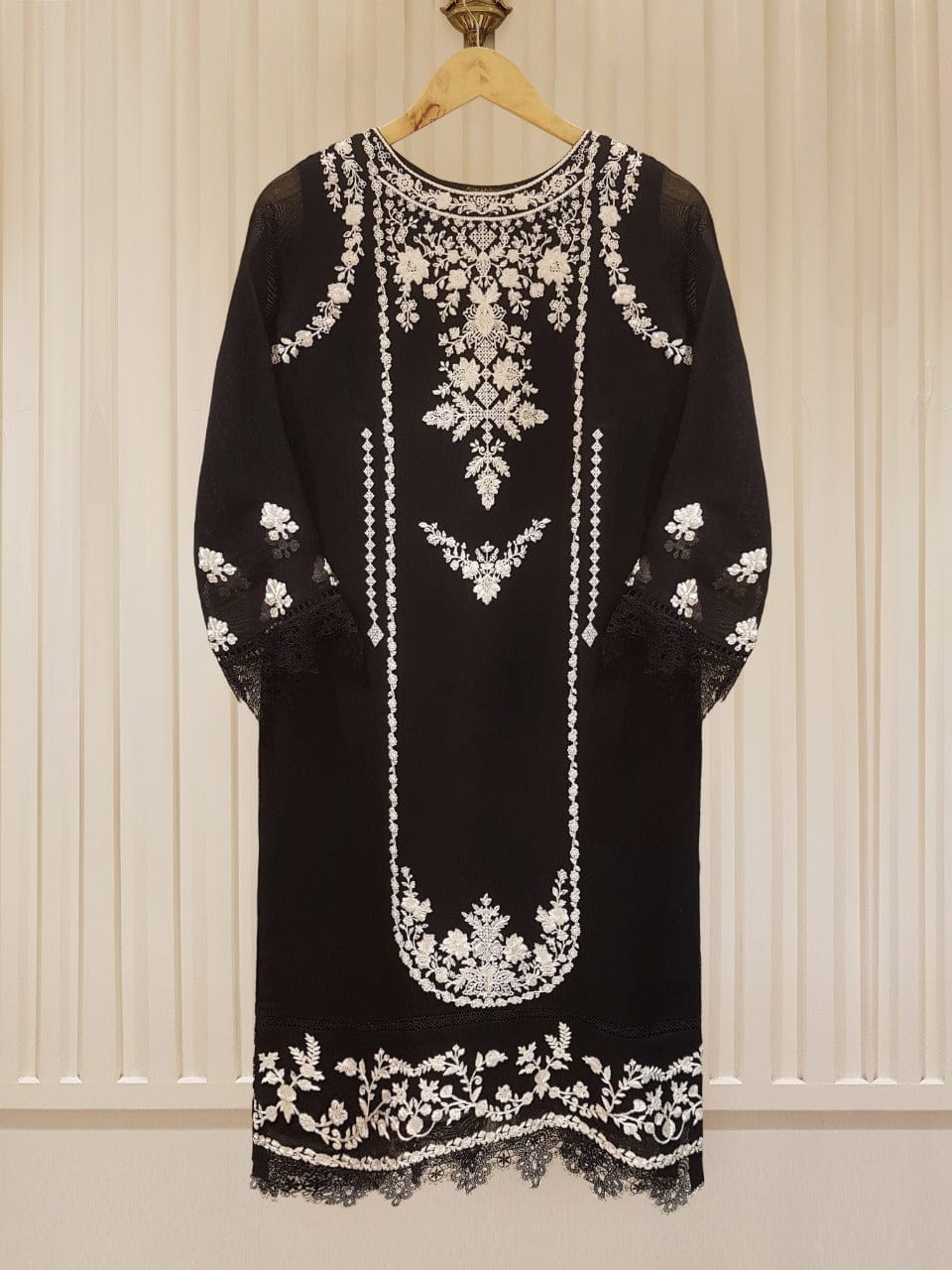 Agha Noor Heavy Embroidered with Embroidered Organza dupatta-Ga1680