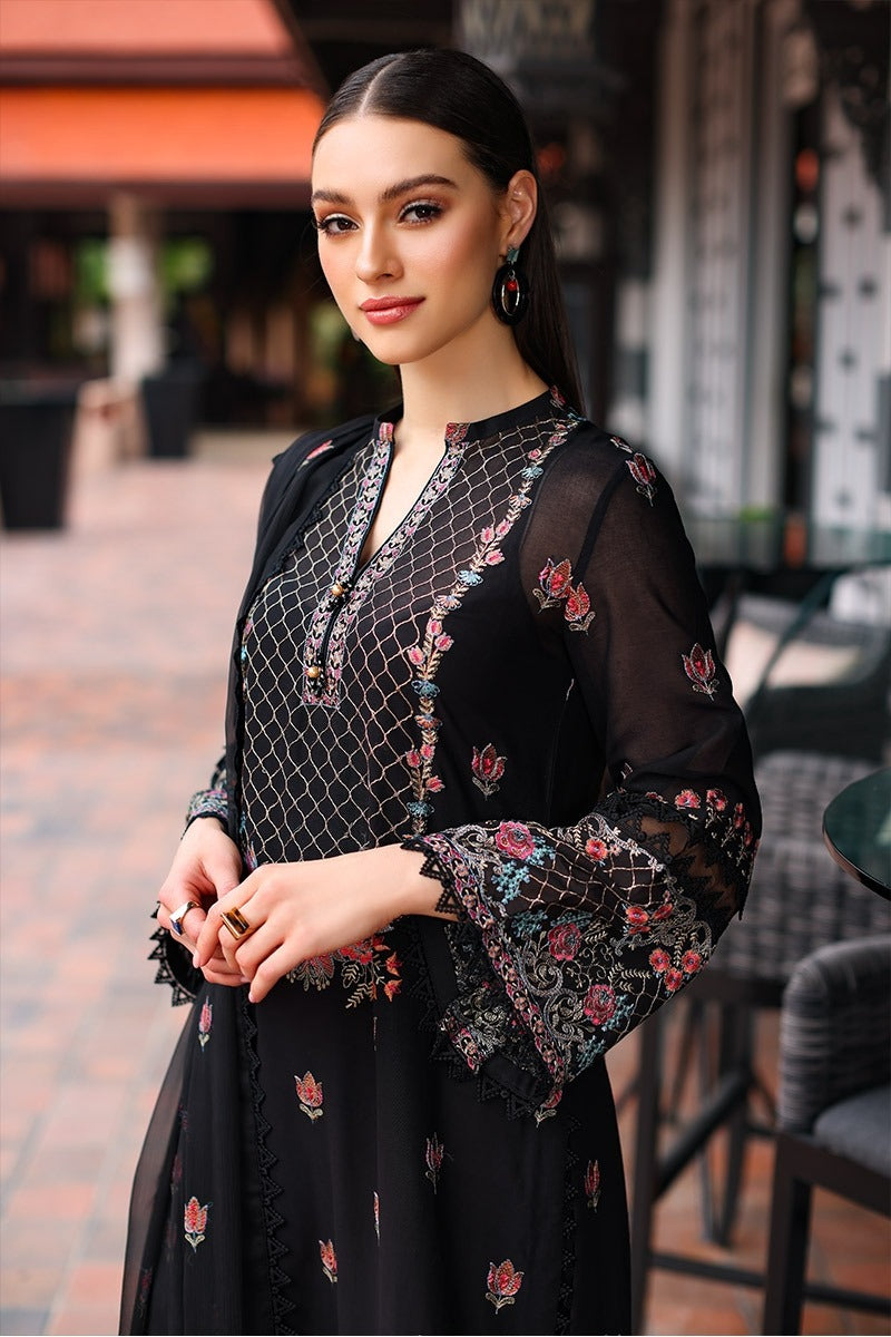 Bareeze Embroidered Lawn 3pc with Bamber Chiffon dupatta-GA1702