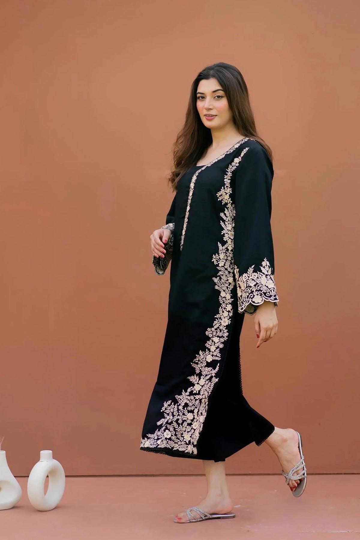 Shanzay Embroidered Dhanak 2pc - GA1775
