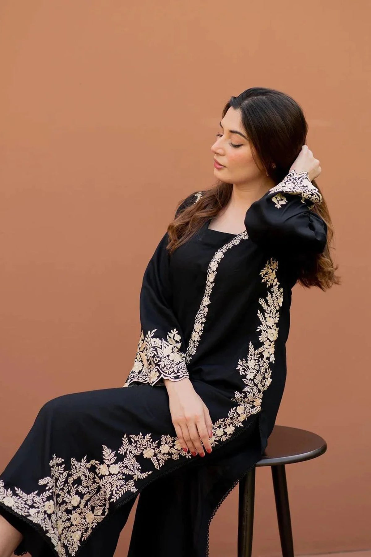 Shanzay Embroidered Dhanak 2pc - GA1775