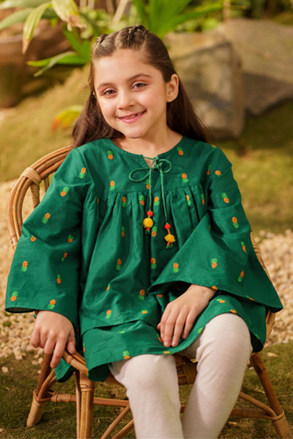 Zooj  Fully Embroidered Lawn 2Pc-Ga03