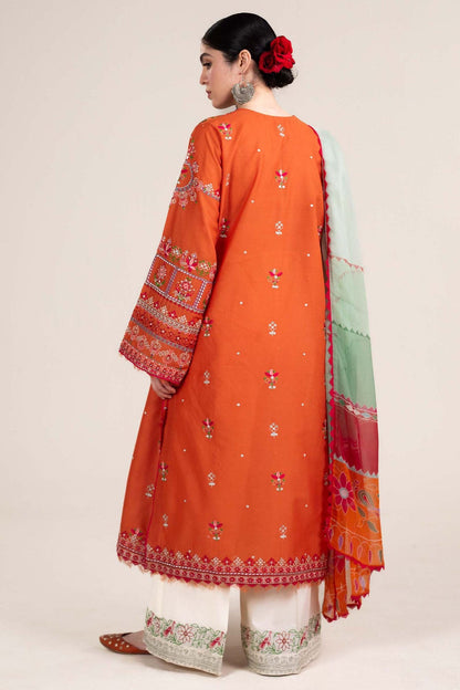 Zara Shahjahan Embroidered Dhanak 3pc with Whool Shawal- GA1968