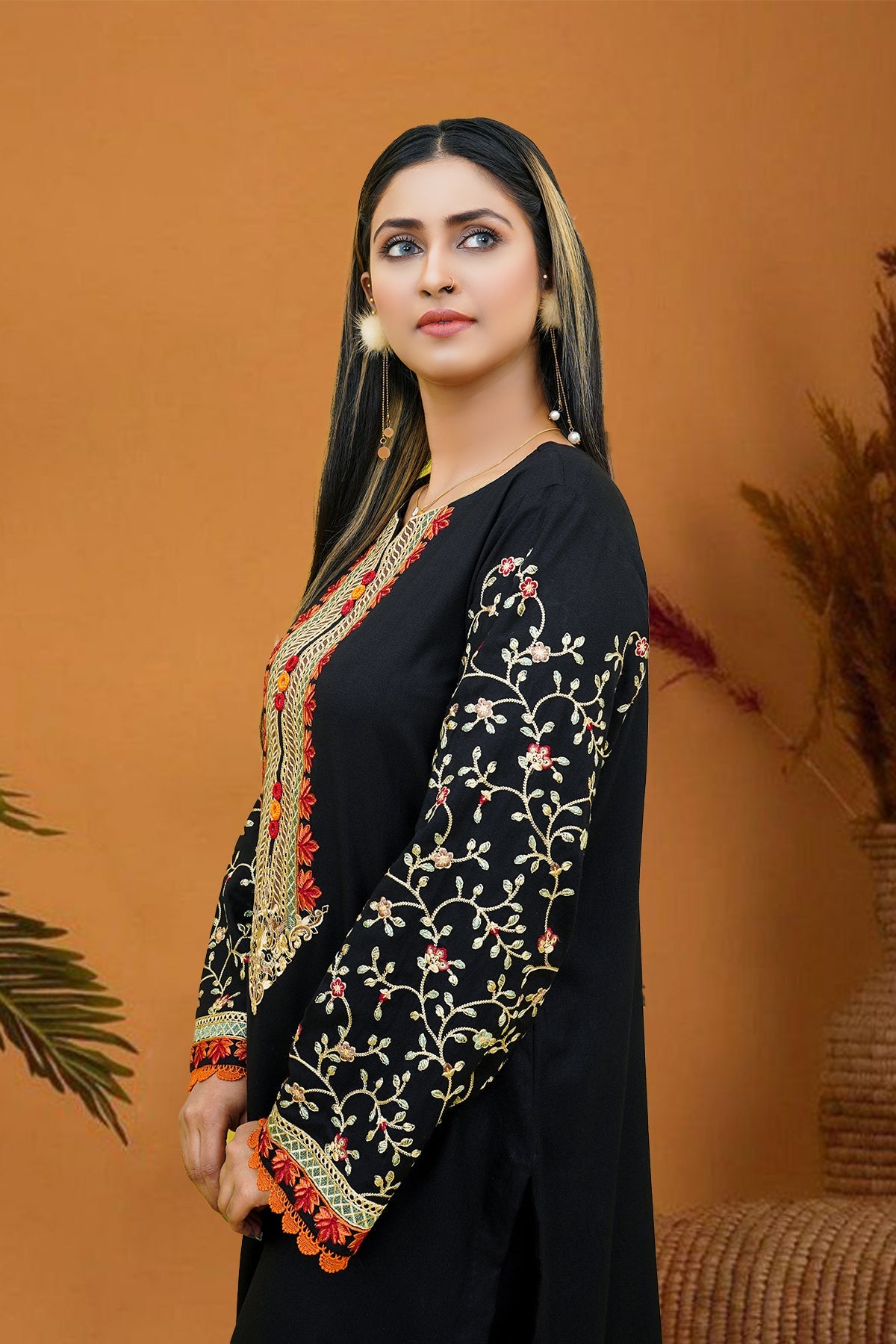 Zooj Anahita Embroidered Dhanak 2pc- GA1919