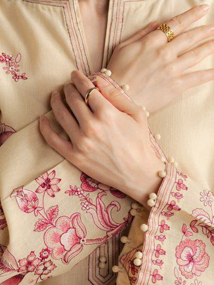 Zarashah Jahan Embroidered Dhanak 3pc with Printed Shawl- DC2116