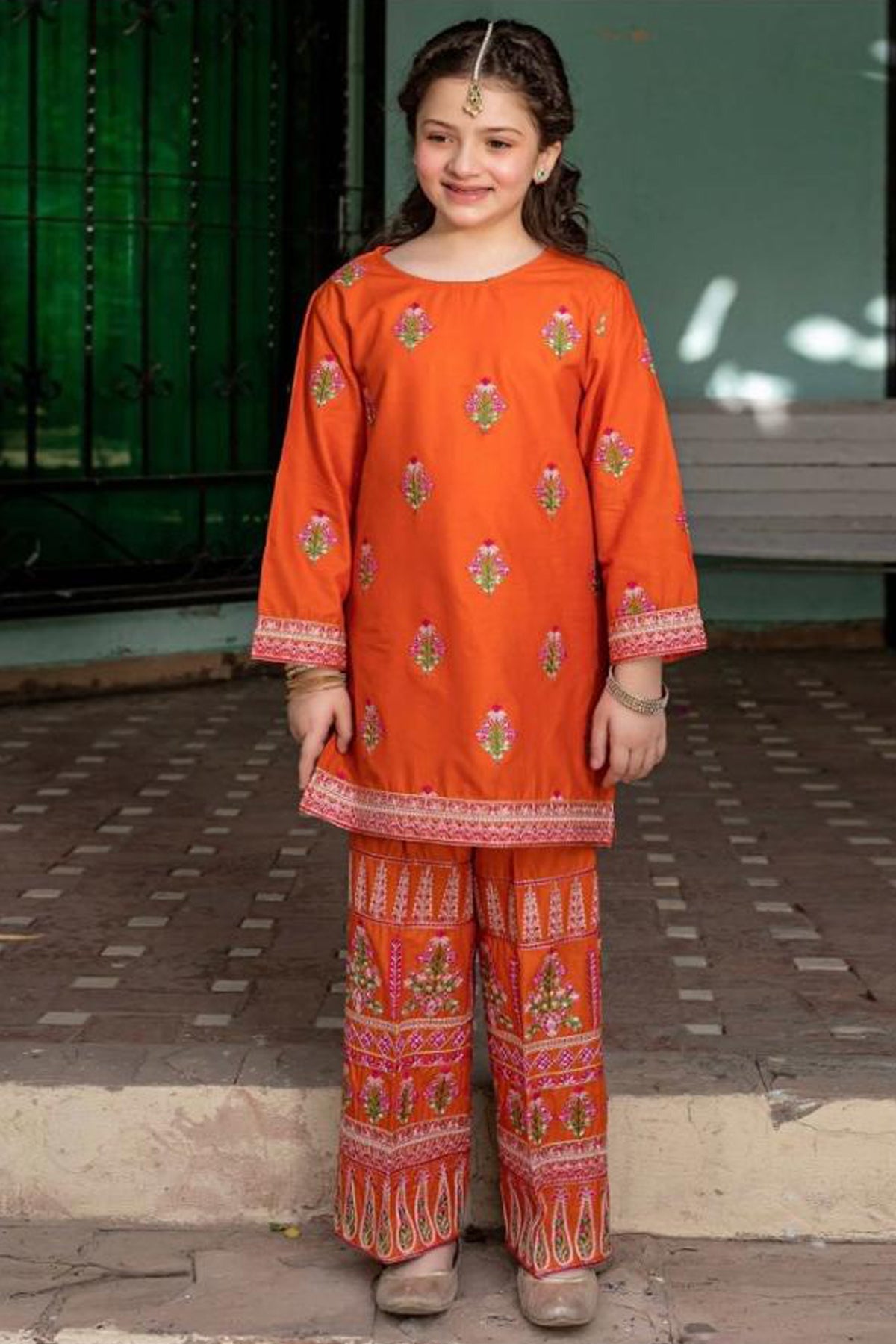 Ziva Fully Embroidered  Lawn 2Pc-Ga1648